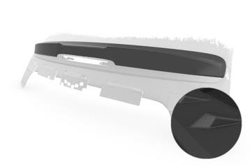 Achtervleugel met ABE voor Fiat 500 Cabrio HF990-S, Auto-onderdelen, Verzenden, Nieuw