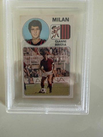 1976/77 Panini Gianni Rivera - PSA 8 Graded sticker, Verzamelen, Nieuw