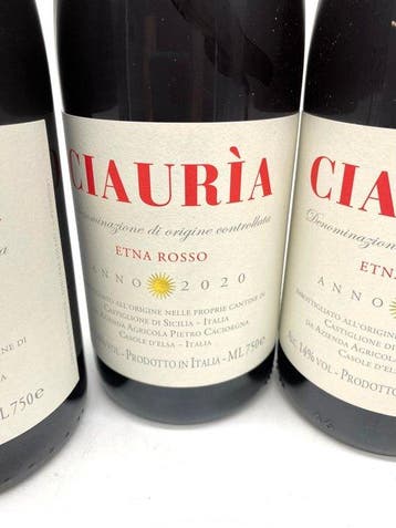 2020 PietroCaciorgna, Ciauria - Sicilië - 6 Flessen (0.75, Nieuw