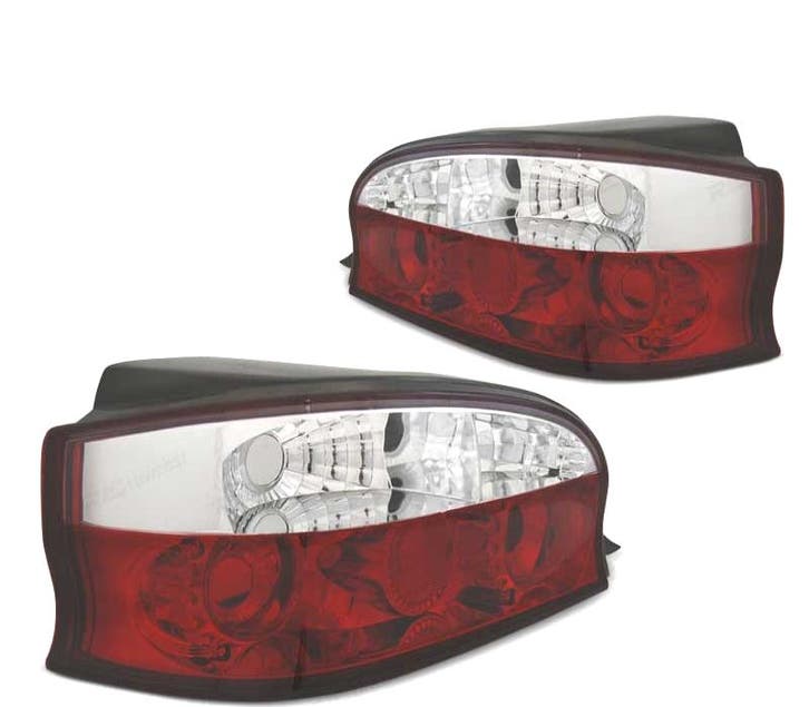 FEUX ARRIÈRE CITROEN SAXO 96-04 ROUGE CHROMÉ, Autos : Pièces & Accessoires, Éclairage, Envoi