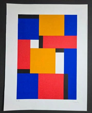 Siep Van Den Berg (1913-1998) - Geometrische compositie