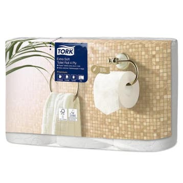 Toiletpapier Standaardrol | PREMIUM | 4-Laags | Wit | 150, Verzenden, Nieuw in verpakking