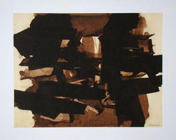 Pierre Soulages (1919-2022) - Peinture sur papier