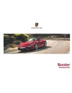 2016 PORSCHE BOXSTER S | GTS | SPYDER INSTRUCTIEBOEKJE