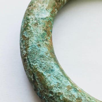 Oud-Khmer Brons XXL Zeldzame Belangrijke Armband - 130 cm