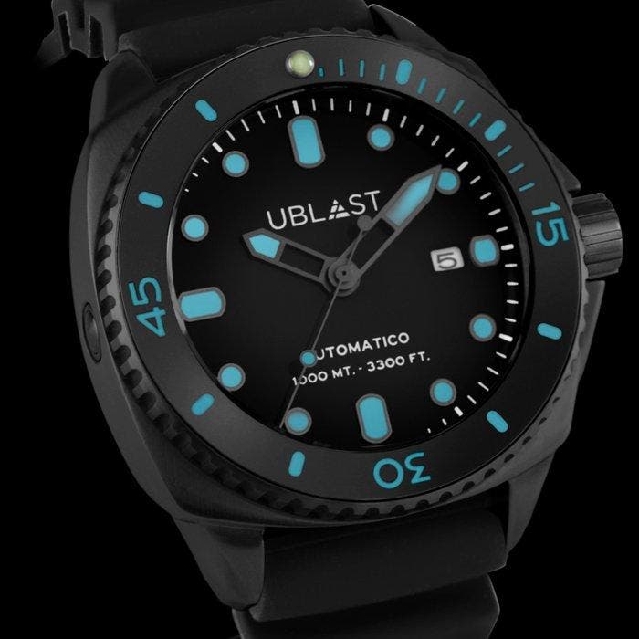 Ublast - SeaStrong - UBSS46CBB - Rubber Strap - Heren - 2026, Bijoux, Sacs & Beauté, Montres | Hommes