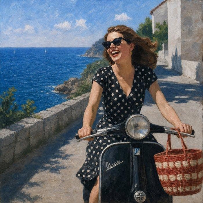 Le Yack - Roman Holiday, Detour to the Sea - Hand-signed, Antiek en Kunst, Antiek | Overige Antiek