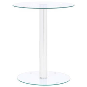vidaXL Salontafel 40 cm gehard glas transparant, Verzenden, Nieuw