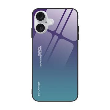 iPhone 13 Mini Hoesje Gradient - TPU en 9H Glas - Shockproof, Verzenden