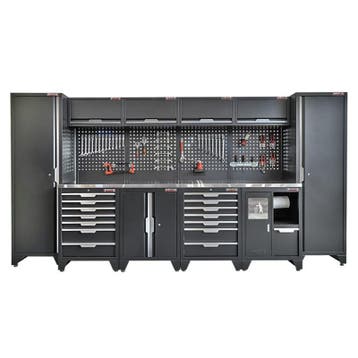 Gereedschapskasten set wandlengte 392 cm. metaal omkleed, Ophalen of Verzenden, Nieuw