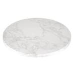 Tafelblad | Marmerlook | Indoor | Voorgeboord | Ø600mm, Verzenden