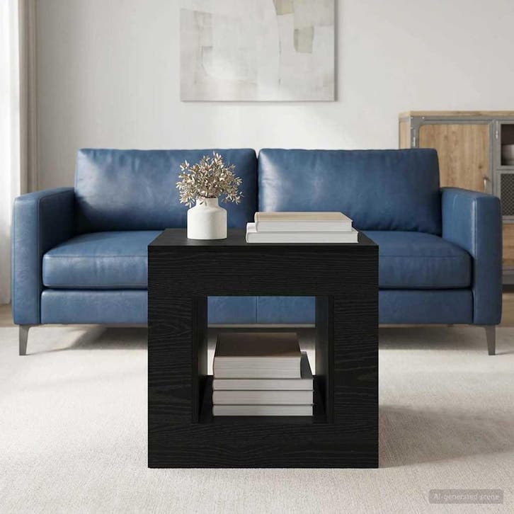 vidaXL Zwarte Eik, Maison & Meubles, Tables | Tables de salon, Envoi