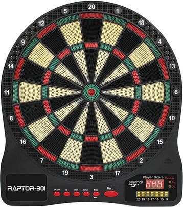 Carromco Elektronisch Dartbord - Raptor (Dart Bord), Sport en Fitness, Darts, Ophalen of Verzenden, Nieuw, Dartbord, Soft tip