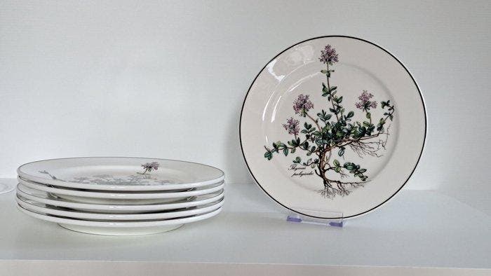 Villeroy & Boch - Ontbijtbord (6) - Botanica -, Antiek en Kunst, Antiek | Meubels | Tafels