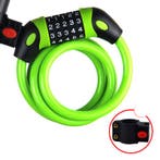 hbs SLOT-H5-037-GRN - Kettingslot met 5-cijferige code - 120, Fietsen en Brommers, Ophalen of Verzenden, Nieuw