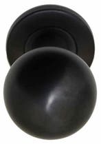 Voordeurknop BASIC LB501V Vast op Rozet PVD Gunmetal, Ophalen of Verzenden, Nieuw