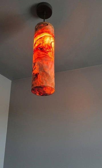 Veneerlamps - Tadeusz Piesiak - Plafondlamp - Golden Mara -
