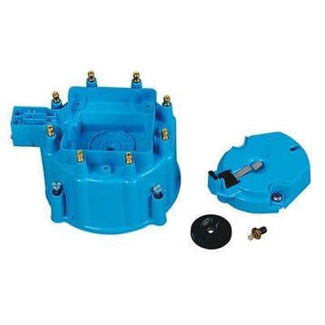 GM V8 verdeelkap & rotor kit blauw, Ophalen of Verzenden