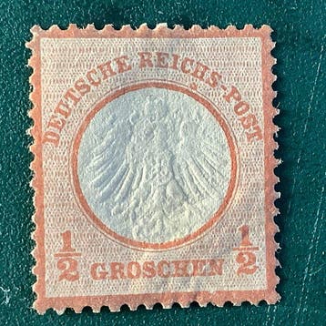 Empire allemand 1872 - 1/2 Groschen petit bouclier de