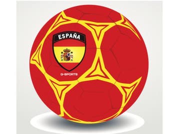 Veiling - 2x voetbal size 5, thema Spanje, Verzamelen, Sportartikelen en Voetbal, Nieuw
