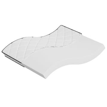 vidaXL Schuimmatras middelzacht 160x200 cm, Huis en Inrichting, Verzenden, Nieuw