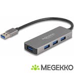 Delock 63171 4-poorts USB 5 Gbps hub met USB, Verzenden, Nieuw