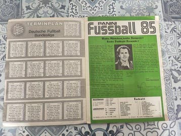 1984/85 Panini Compleet album - Good (GD), Nieuw