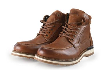 River Woods Veterboots in maat 45 Cognac, Kleding | Heren, Schoenen, Overige kleuren, Verzenden, Boots, Zo goed als nieuw