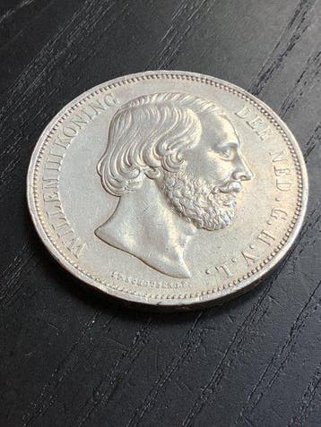 Nederland. Willem III. 2 1/2 Gulden 1869 (Zonder