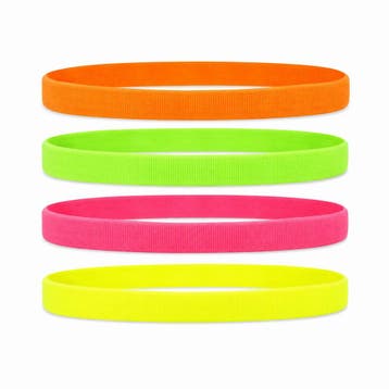 Haarband Sport 2cm - Elastiek - Neon - Geel Groen Roze