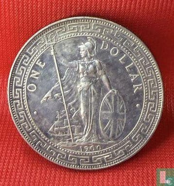 Verenigd Koninkrijk 1 handelsdollar 1900 (B), Verzenden, Losse munt