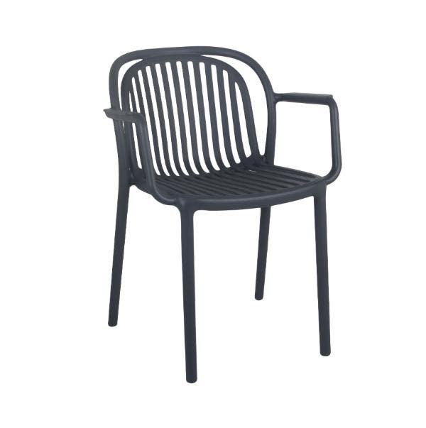 Terrasstoel Lena m/a - Antraciet- Vintage/Café, Tuin en Terras, Aarde en Mest, Ophalen