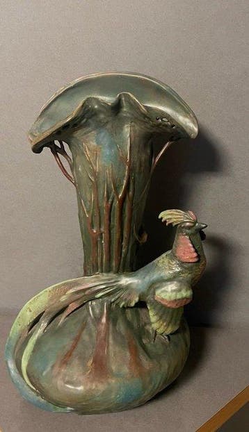 Amphora Riessner - Vaas - Aardewerk, Antiek en Kunst