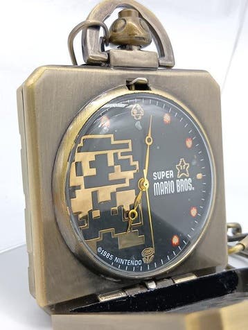 Nintendo - Super Mario Bros. Pocket Watch - MARIO - Gaming