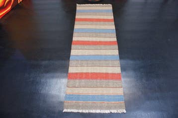 Handgeweven uit Turkije, vintage Kelim tapijt, wol,
