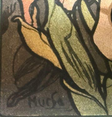 Alphonse Marie Mucha - “Gemstones Amethyst, 1900”.
