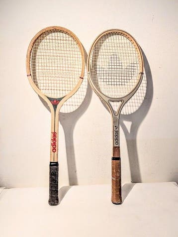 Tennis - Vintage Adidas houten rackets: Ads 074 MISTRAL &