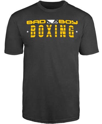 Bad Boy BOXING DISCIPLINE T Shirt Antraciet Boks Kleding, Verzenden, Vechtsport