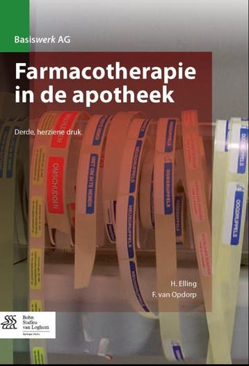 Farmacotherapie in de apotheek 9789031398720 H. Elling, Verzenden, Gelezen, H. Elling