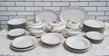 Tirschenreuth - Dessertservies (38) - Porselein