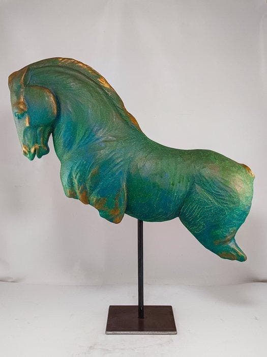Salvatore Alibrio - Prancing horse - bronze effect, Antiquités & Art, Art | Objets design