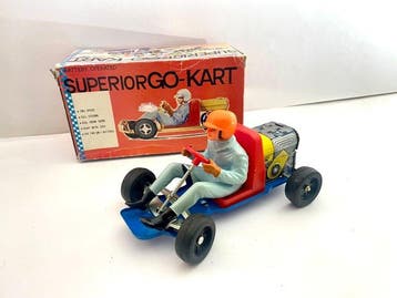Asakusa Toy - Blikken speelgoedauto - Superior Go-Kart -