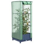 vidaXL Plantenbak verhoogd met kashoes 40x40x123 cm, Verzenden