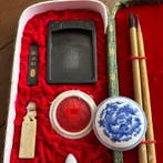 Calligraphy Set (Bunbgu)  — Inkstone, Brushes, Ink