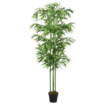 vidaXL Kunstplant bamboe 576 bladeren 150 cm groen, Verzenden, Nieuw