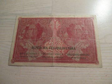 Tchécoslovaquie. - 20 Korun Serie U. 1919 - Pick 9a