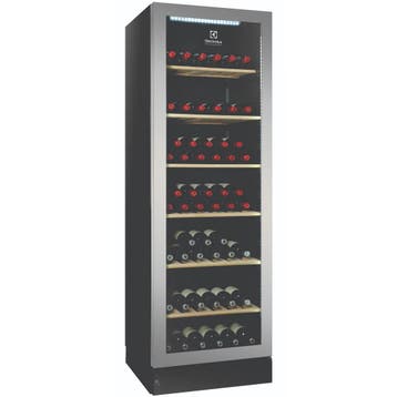 Wijnkoelkast | 390L (170x 75cl) | RVS/Zwart | 2 Zones |, Verzenden, Nieuw in verpakking
