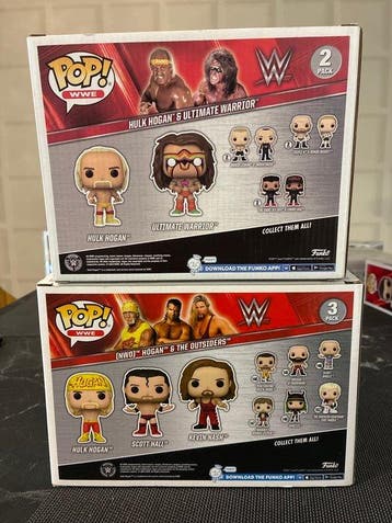 Funko - Funko Pop Hulk Hogan & Ultimate Warrior; (NWO) Hogan