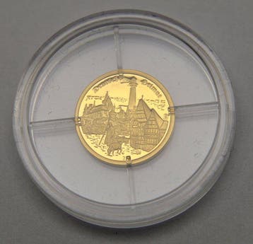 Duitsland. Medal Rathaus in Wernigerode - 0,5g Gold (Zonder