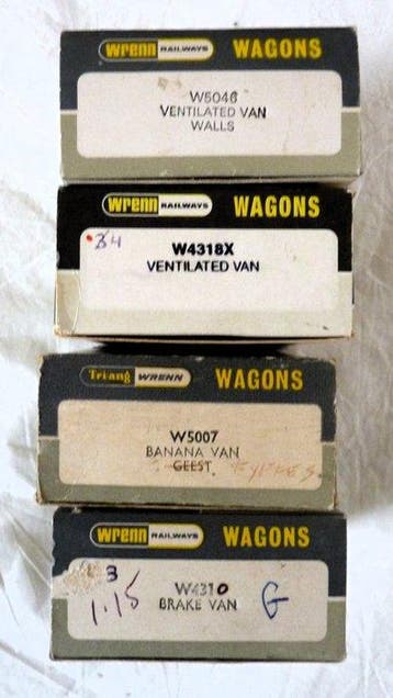 Wrenn, Tri-ang Wrenn 00 - W5007; W4318X; W5046; W4310 -, Hobby & Loisirs créatifs